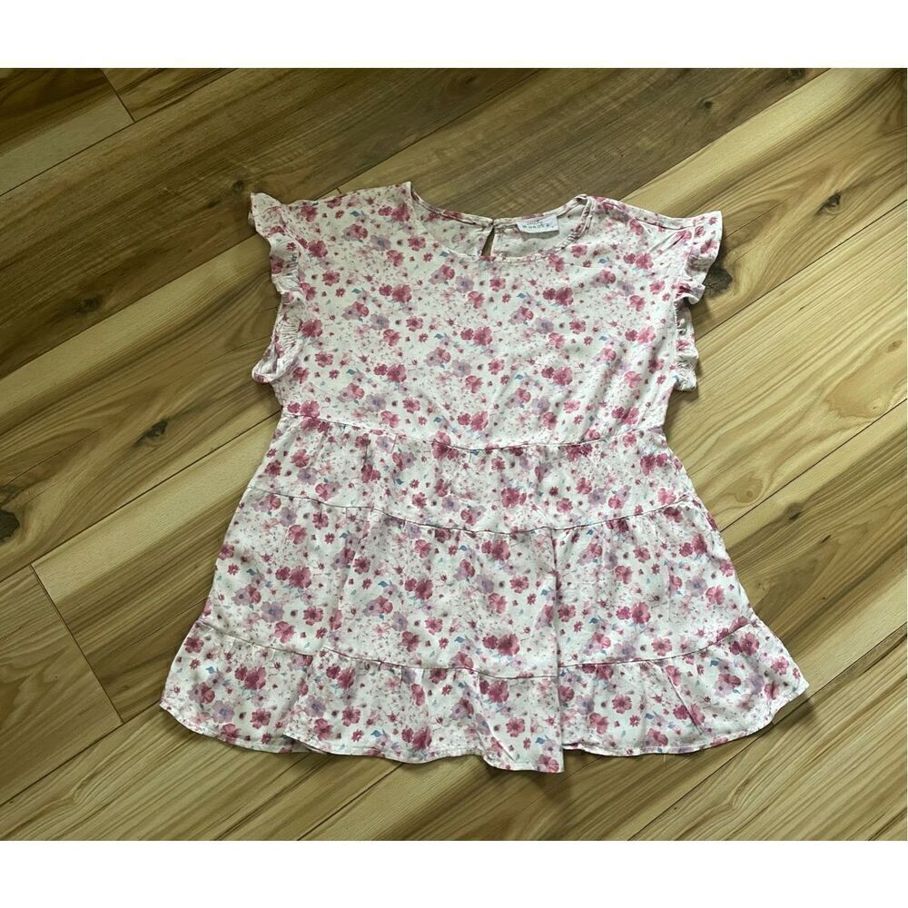 Emily Wonder Pink Floral Top S